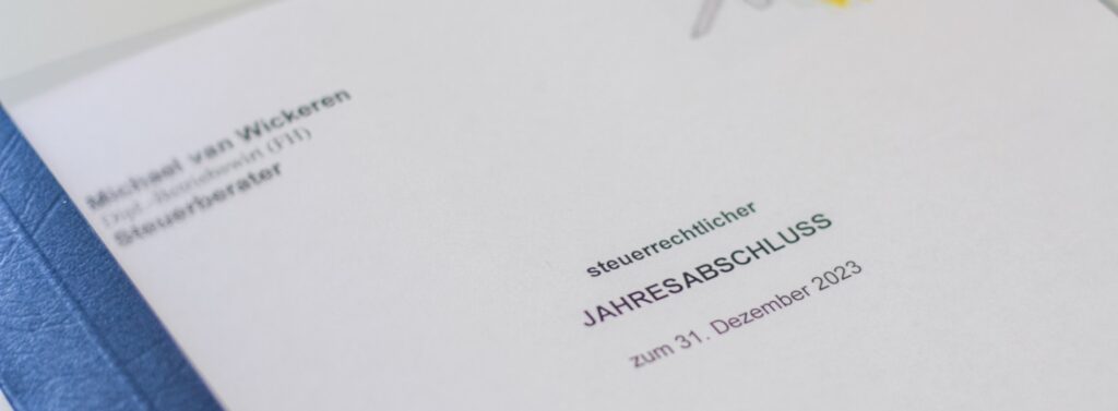 Jahresabschluss Deckblatt